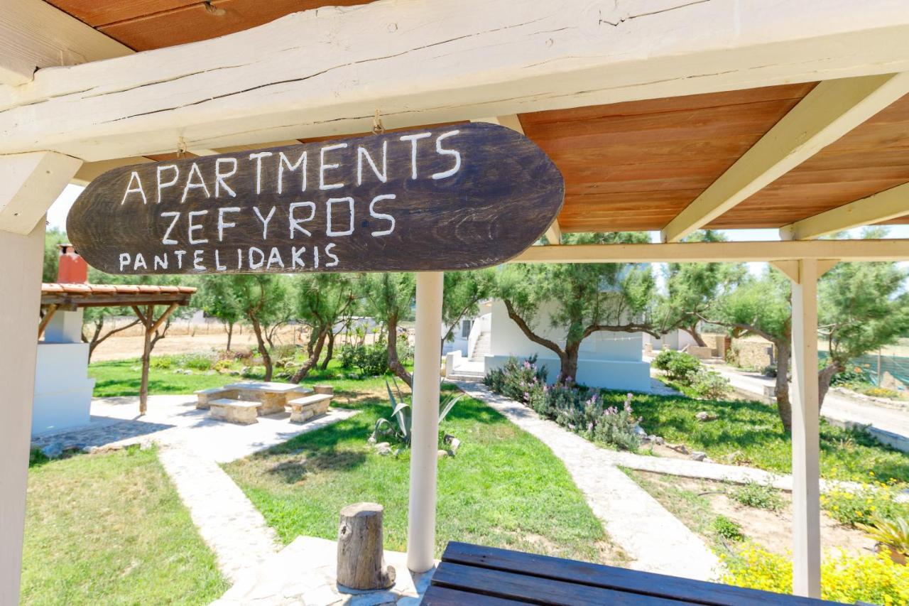 Zefyros Apartments And House 키사모스 외부 사진